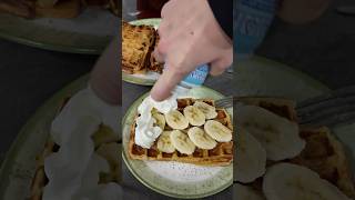 Вафлі 🔥😍waffles waffle recipeshorts recipe рецепты вафлирецепт вафли [upl. by Lednyk987]