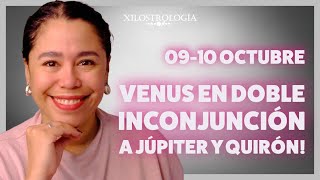 0910 OCT Júpiter retrógrado y Venus en YOD a Júpiter y Quirón [upl. by Hax]