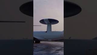 AWACS Standby Ensuring Aircraft Readiness military usa shorts [upl. by Sirrap329]