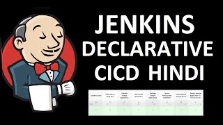 Jenkins CICD Declarative Pipeline Hindi  How To Create Declarative Pipeline Step By Step Hindi [upl. by Aleck]