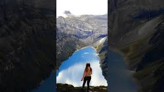 Great view of Lake Limmernsee in Glarus Switzerland [upl. by Langsdon]