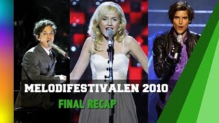 Melodifestivalen 2010  Final Recap [upl. by Sophey185]