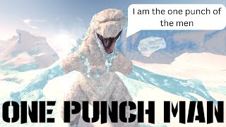 Frostbite Godzilla Is one punch Of the Men  Roblox Kaiju Univerese [upl. by Trabue]