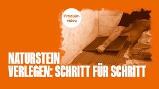 Naturstein verlegen Schritt für Schritt [upl. by Acsirp]