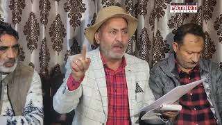 JK Hot Mix plant owners association held press conference demand release of payment [upl. by Ahseit]