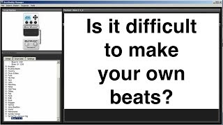 Is it easy to write  sequence drums for the beatbuddy [upl. by Aerdna]