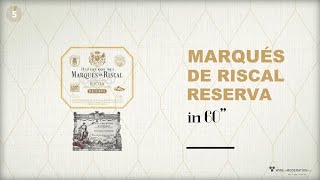 Wine Tasting Video Marqués de Riscal Reserva [upl. by Remus]