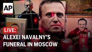 Alexei Navalny’s funeral Russian opposition leader’s full farewell ceremony in Moscow [upl. by Vtarj]