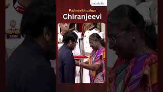 Padma Vibhushan Chiranjeevi  Award Ceremony  Pm Modi  Ramcharan  The Hans India [upl. by Ijies70]