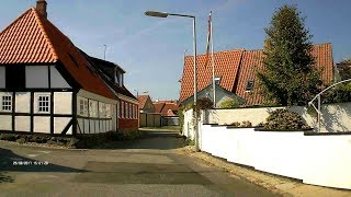 Driving In Small Danish Town [upl. by Nirok901]