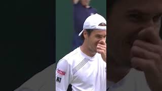 Roger Federer Gets Distracted by Tommy Haas Cheeky Move 🤣 [upl. by Laban]