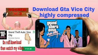 GTA Vice City v107 ApkObb Data😮 highly compressed for android 300mb3 [upl. by Noicpecnoc498]