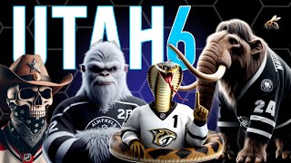 Final 6 Utah NHL Names Ranked with AI logos [upl. by Dorelia635]