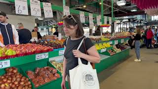 4K Montréal May 2024 Montréal JEANTALON MARKET Walking Tour4K 60FPSfruitmarket montrealfood [upl. by Epilihp]