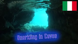 Snorkling in the caves of Santa Maria di Leuca  ep79 [upl. by Karon]