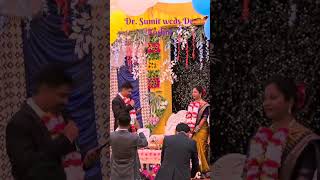 Tor Sange re Sahiya tor sange re  Marriage Reception Party Sumit weds Roshni  viralvideo [upl. by Eceirahs]