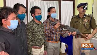 Four cadres of militant outfit surrender before Tripura Police [upl. by Philender]