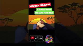 How To Play The Djembe Drum for Kids amp Beginners with Mister Boom Boom  African Treasure Song [upl. by Niwred]