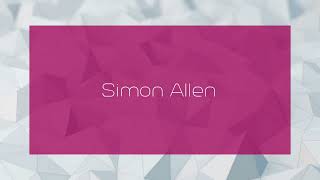 Simon Allen  appearance [upl. by Akeenat]