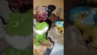 tirex and angkylosaurus diorama toys jurassicworld jurassicpark dinosaur trex diorama [upl. by Anilyx]