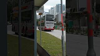 🟥SMRT Buses MAN A95 Euro 5 Batch 1 SMB5890A on Service 972 opp Jelapang LRT Station [upl. by Liebermann742]