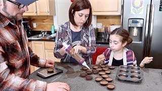 Farm Family attempts to make Gourmet Reese Peanut Butter Cups [upl. by Kosel750]