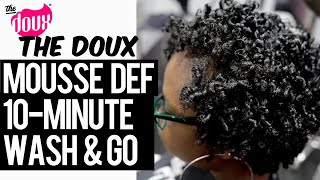 The Doux MOUSSE DEF One Product Wash and Go in 10 minutes [upl. by Mylander81]