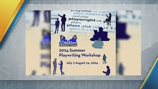 STAGEtwo holding playwriting workshop [upl. by Akinor]