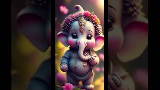 Ganpati Bappa moriya 👏🥰sukhkartadukhhartadevachadevtuganpati gampati trandingkidssongs [upl. by Irrep]