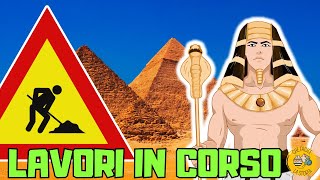 GLI EGIZI  IL CANTIERE DELLE PIRAMIDI  VIDEO EDUCATIVO PER BAMBINI  PIRAMIDI DI GIZA  812 ANNI [upl. by Akemet]