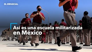 Así es una escuela militarizada en México [upl. by Geier]