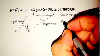 Congruence HypotenuseLeg HL Congruence Theorem [upl. by Brainard]