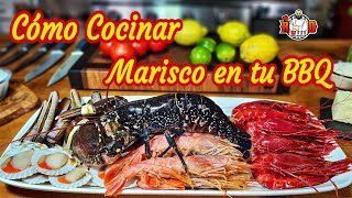 Como Cocinar Marisco en tu Parrilla o BBQ RDGrillmaster [upl. by Drofkcor]