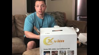 Security camera installreview  XVIM 8CH 1080P security camera system [upl. by Ferdinand]