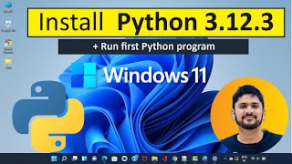 How to install Python 3123 on Windows 11 [upl. by Atinniuq]