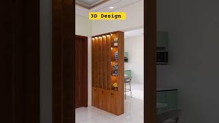 Hall partition Design ❤️  Arch design for kitchen area shorts youtubeshorts partitionwall home [upl. by Nwhas]