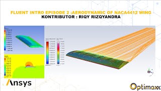 fluent intro ep2 naca4412 wing [upl. by Adella]