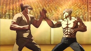 Sen Hatsumi vs Chiba Takayuki DUBBED Kengan Ashura HD Floating Cloud vs Faceless Man 😱❤️🤯💯🔥🍿👌 [upl. by Einaoj]