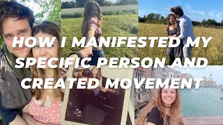 How I Manifested My Specific Person And When I Saw The Most Movement [upl. by Zsa]