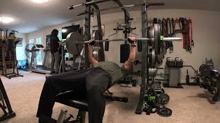 225 Bench Press at 61 Not a big deal just something to train with fitness benchpress conqueror [upl. by Eilla]