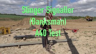 CPCS Slinger Signaller Banksman A40 Test Industrial Training Services Essex [upl. by Drandell]