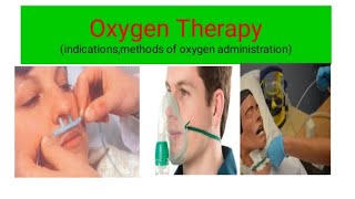 Oxygen TherapyIndications and Different Types of Oxygen AdminstrationsFON Oxygenation PartII [upl. by Eidassac]