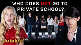 5 Private School Students vs 2 Secret Public Schoolers  Odd One Out [upl. by Nirak]