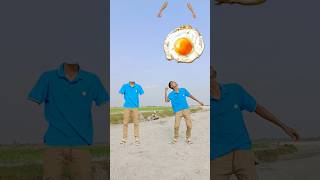 Matching twin brotherr flying body parts vs Eating mango egg amp Catching brown catt funny video [upl. by Philippine977]