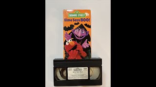 Opening To Sesame Street Elmo Says Boo 1997 VHS  Reversed [upl. by Rydder]