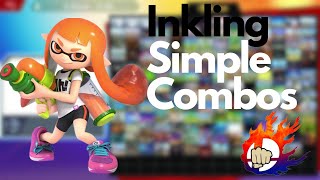 Inkling Simple Combos  SSBU  Smashkunetsu [upl. by Lehcyar]