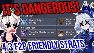 43 Abyss 12 is DANGEROUS Best 4★ Teams Tips amp Speedrun Genshin Impact [upl. by Wilmer328]