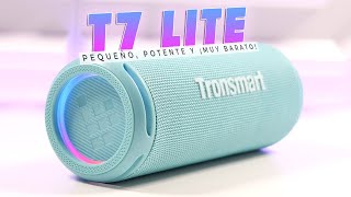 TRONSMART T7 LITE Review Rápida 🎵 Altavoz compacto bonito potente y ¡MUY BARATO [upl. by Rehotsirhc]