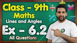 Class 9 Ex 62 Q1 to Q5  Lines and Angles  NEW NCERT  MKR GREENBoard [upl. by Nagyam360]