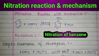 Nitration of benzene with mechanism by unil Yadav sir UNILCLASSES [upl. by Munshi135]